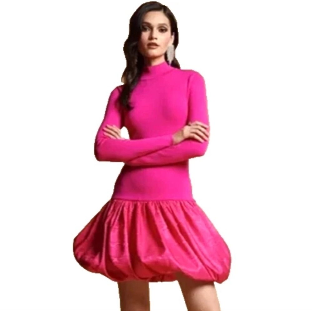 Rachel Parcell Drop Waist Bubble Mini Dress